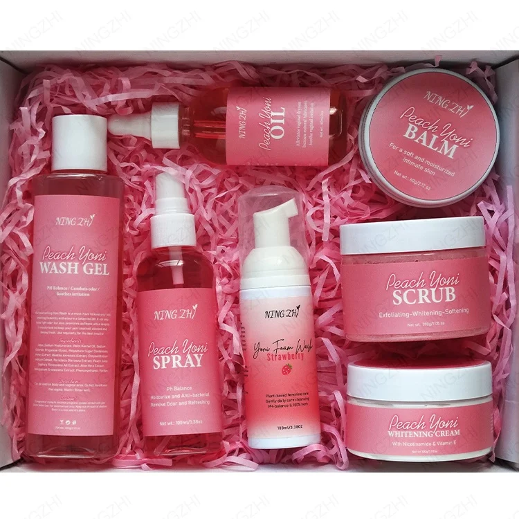 Ningzhi vendors custom your own logo women intimate care plant base whitening yoni products