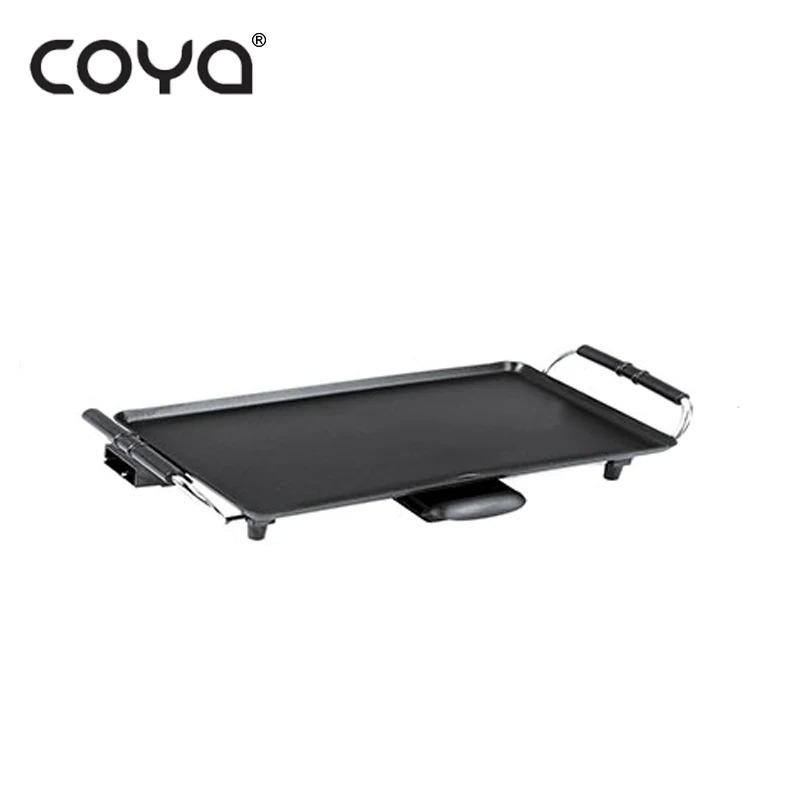 Riddle Non-stick Coating Grill Plate With Ridged Surfaces Indoor Electric Bbq