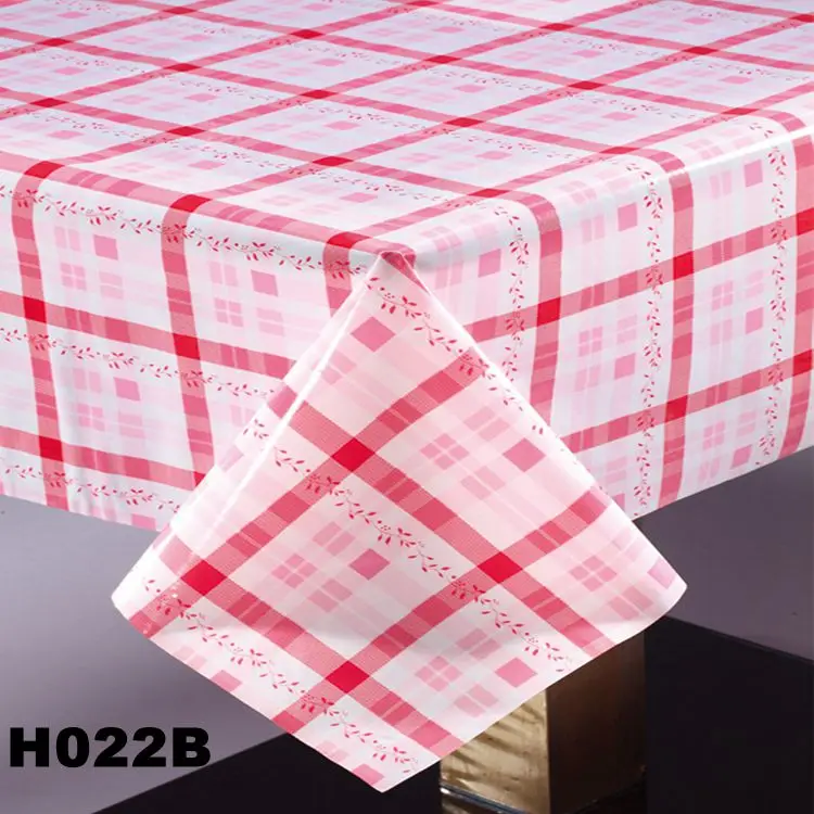 Super clear Transparent printed table cover in rolls