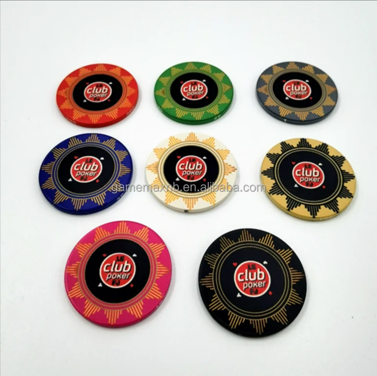 10g  ceramic poker chip in  customized
