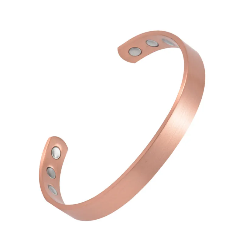 Simple C Shape Copper Magnetic Bracelet Healthy Arthritis Bracelet Weight Loss Magnetic Bracelet Pure Copper Fashion Jewelry