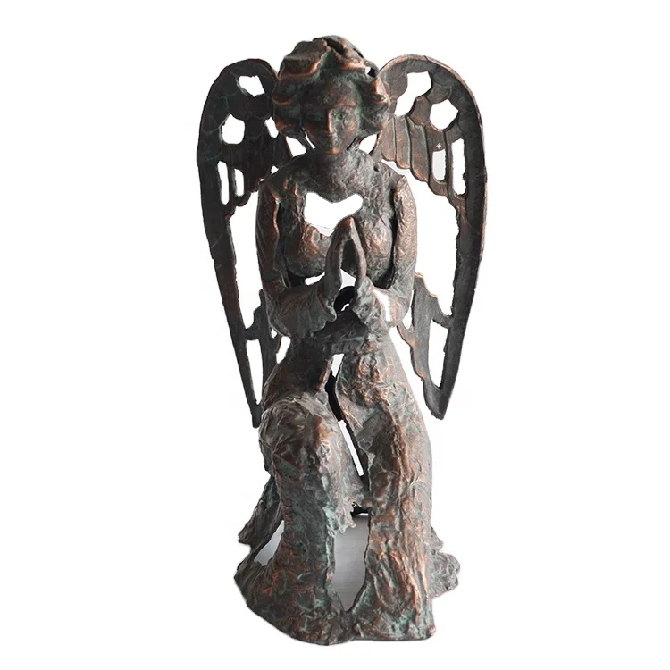  Чугунная садовая Статуя Ангела статуя ангела для