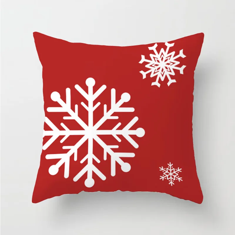Christmas Home Plain Cotton Linen Luxury Custom Decorative Any Size Jacquard Soft Throw Pillow Case Cushion Cover