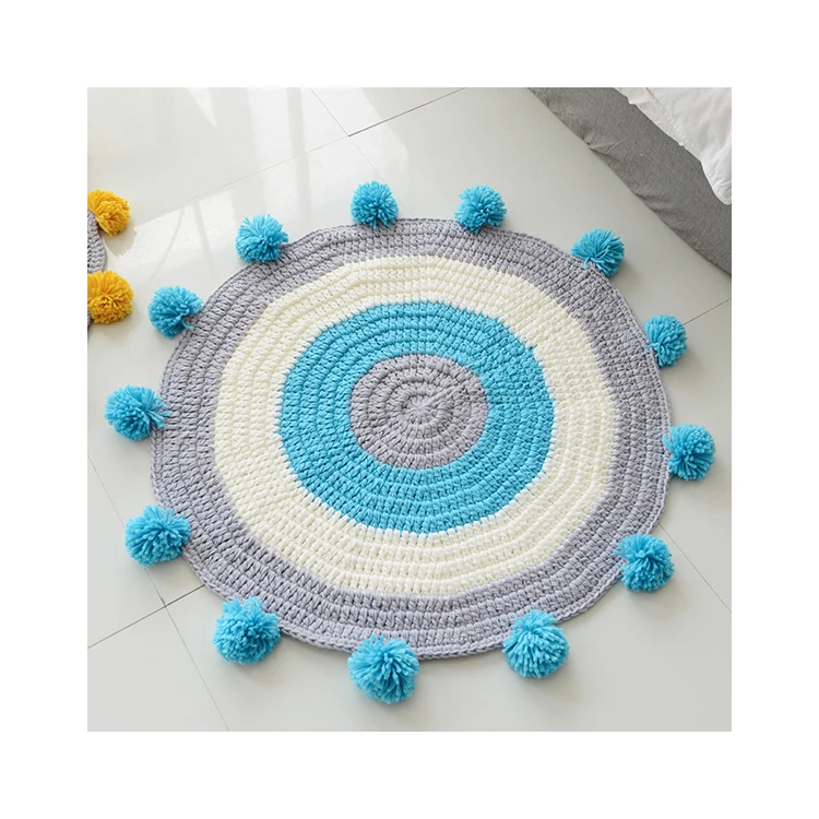 Best Selling Anti-slip Custom Home Floor Mat Concentric Circular Floor Mat