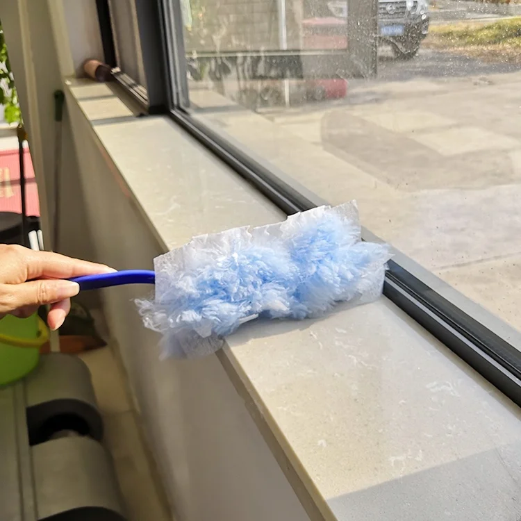 BSCI ISO9001 10 PC Static Absorption Nonwoven Duster Cloth 10 PC Refills Duster Kit