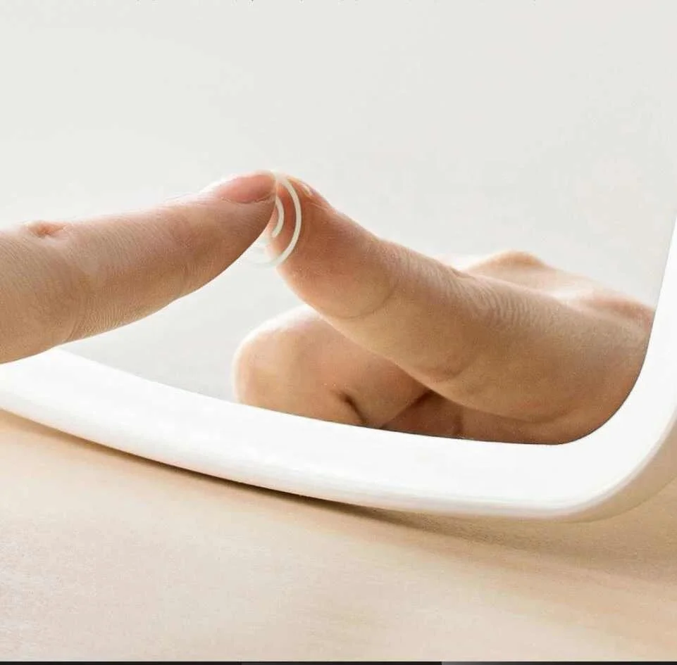 Зеркало светодиодное косметическое зеркало с сенсорным диммером на батарейках настольная подставка для ванной спальни