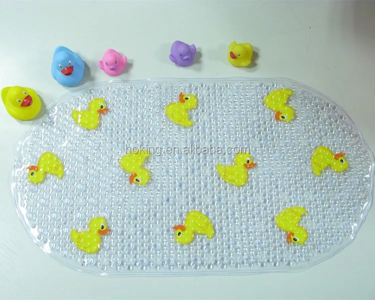 PVC anti-slip mat baby bath mat with suction cups