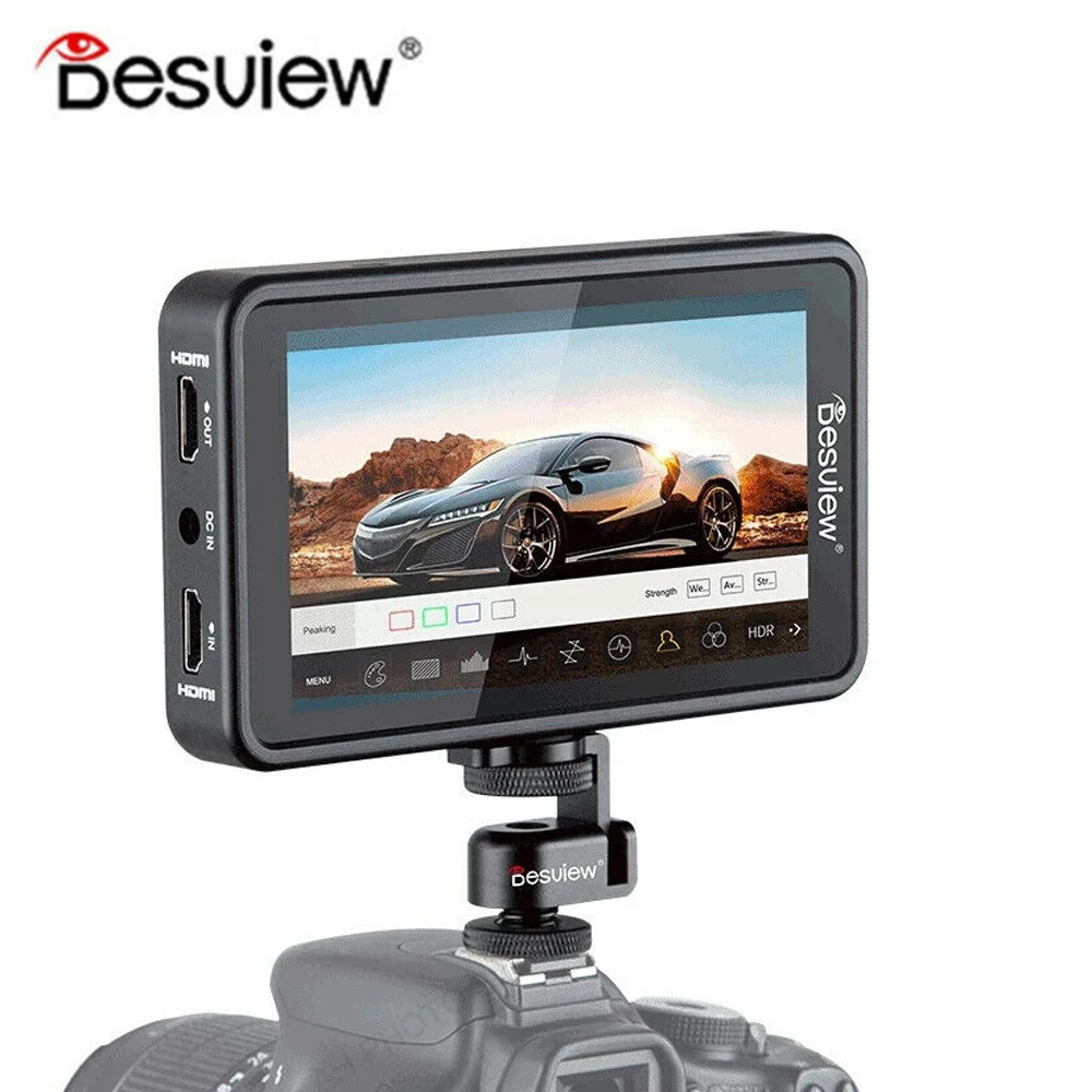 Bestview R5II HDR 3D LUT 4K 5.5 inch Full HD 1920x1080 IPS Display Small Touch Screen DSLR Camera Field Monitor for Camera