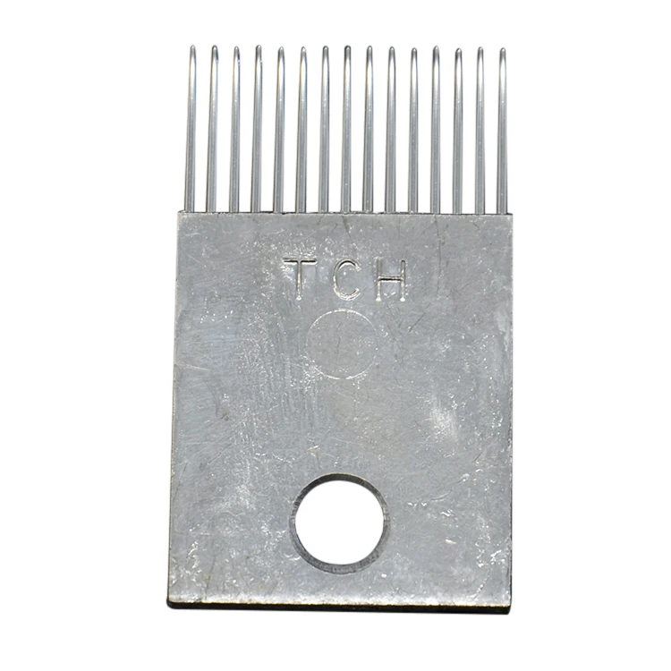 warp knitting machine spare parts Karl Mayer crochet machine parts guide needle  block TCH 15pin 18pin 20pin