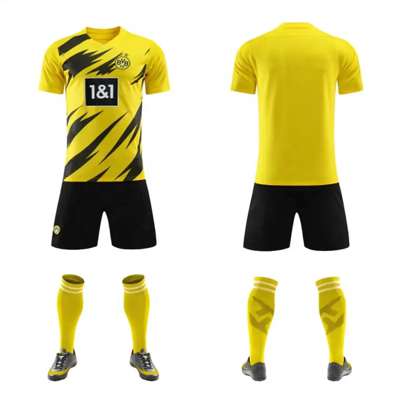 Design A Football Team Kit Cheap Soccer Jersey Set For Team maillot de foot Sublimation Soccer Wear Printing Football Jersey