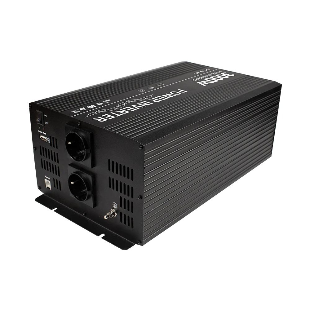 92% Off grid pure sine wave sufficient power inverter 4000W DC 12v/24v/48v to AC 100v/110v/220v/230v/240v