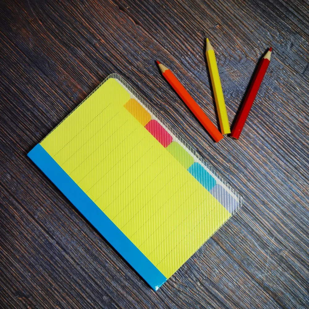 GF New Design Custom Self Adhesive Office School Home Divider Sticky Notes Tabs 4 x 6 Inches Lined Memo Sticky Note Pad