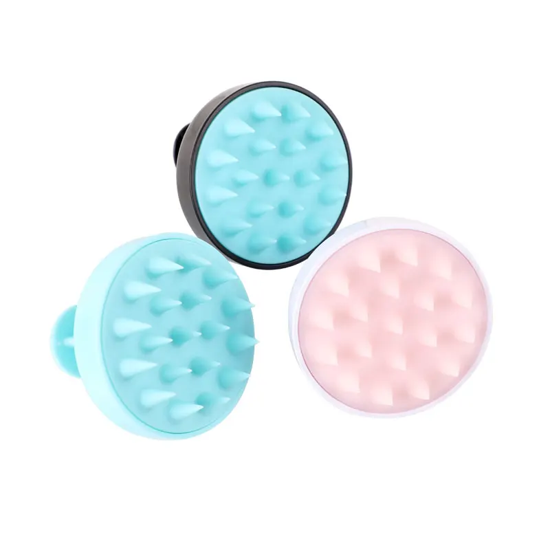 Silicone Head Massager Body Shower Brush Shampoo Brush Hair Washing  silicone  Scalp Massage Brush