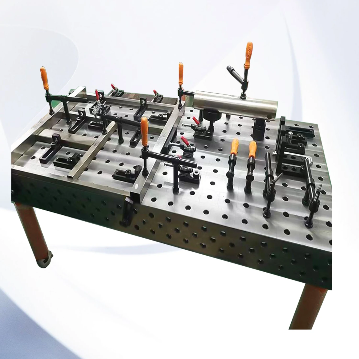 Adjustable Heigh Nitride Coated Steel Welding Table 3D Welding Table System With Fittings