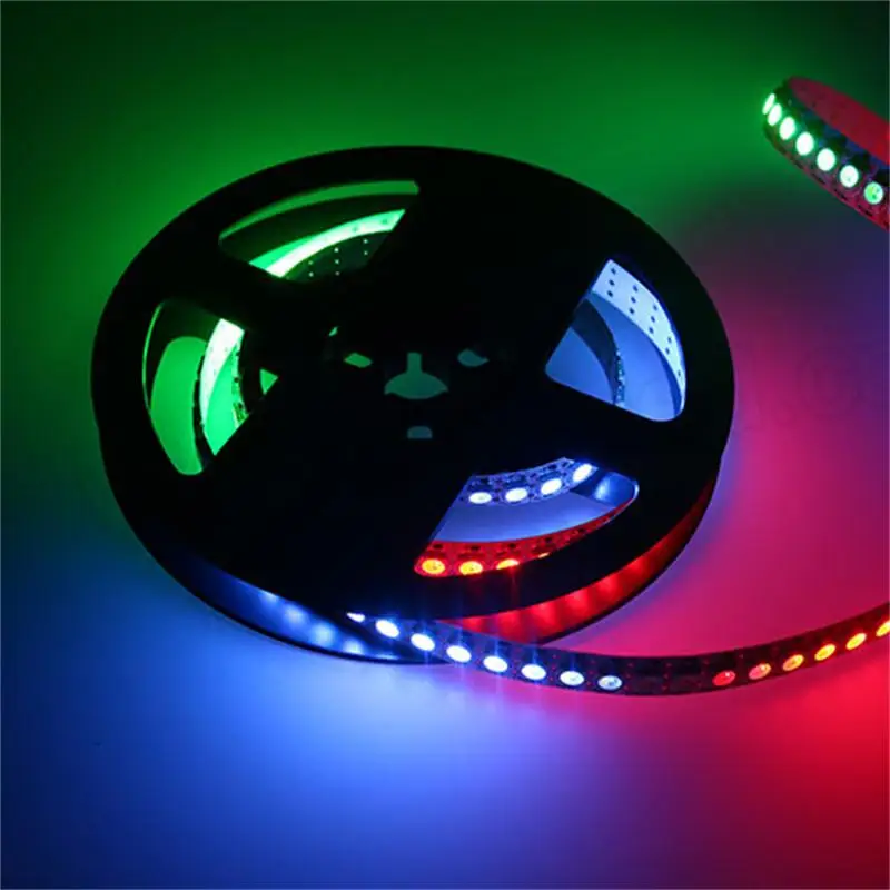 Smart Addressable  RGB Full Color led strip  5V SMD 5050 144 LEDs/M  WS2812B pixels led magic strip Light