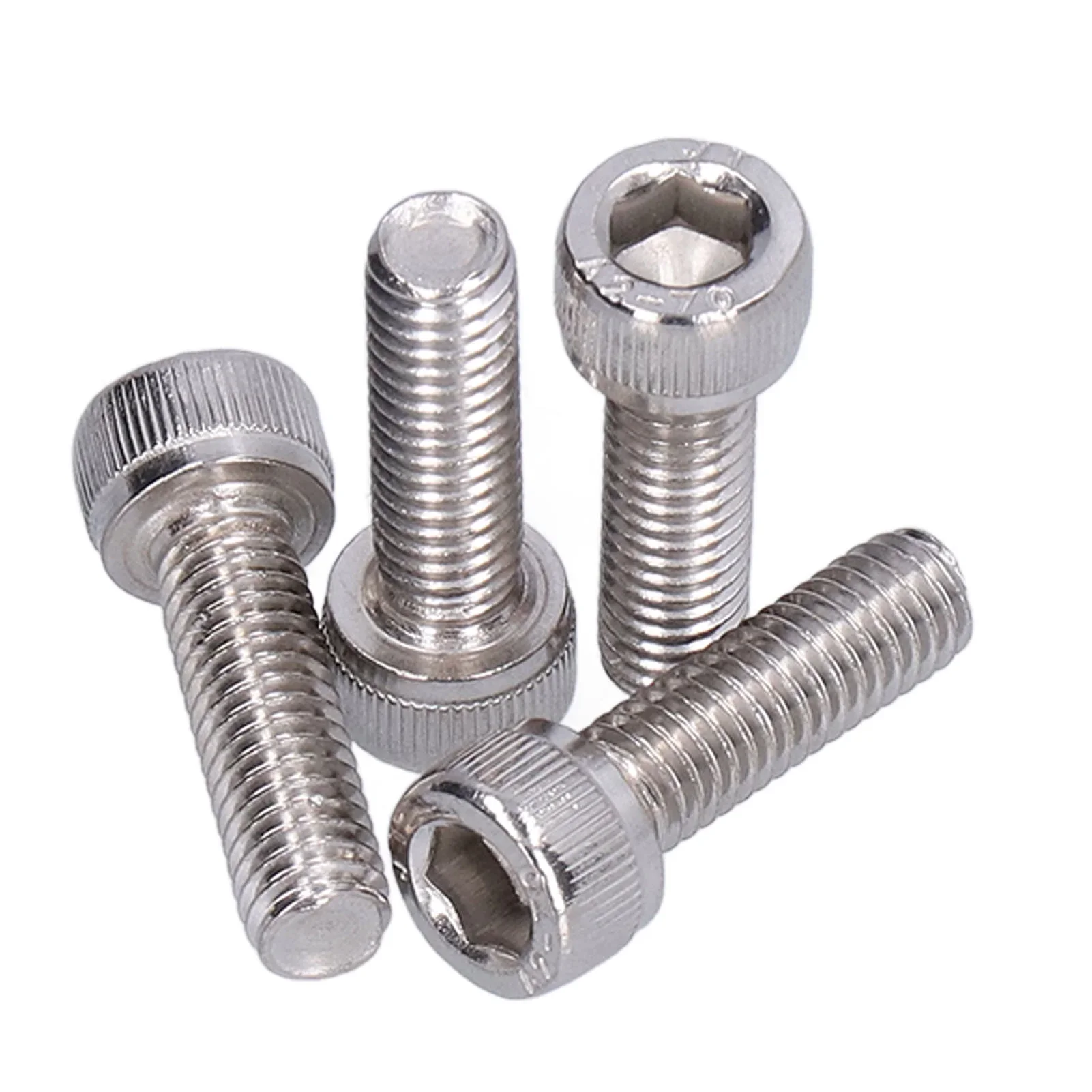Шестигранная головка из нержавеющей стали Screw-M5 шестигранных винтовых болтов