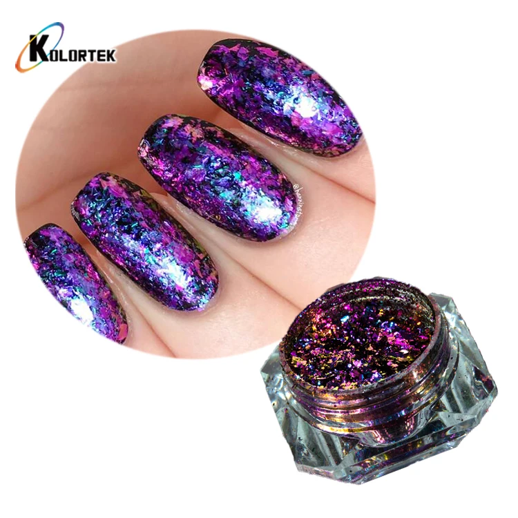 Magic Flip Super color-shift Mica Chameleon Flakes powder Paint Colorshift Nail Art Mica DIY Craft pigment Cosmetic Grade Color