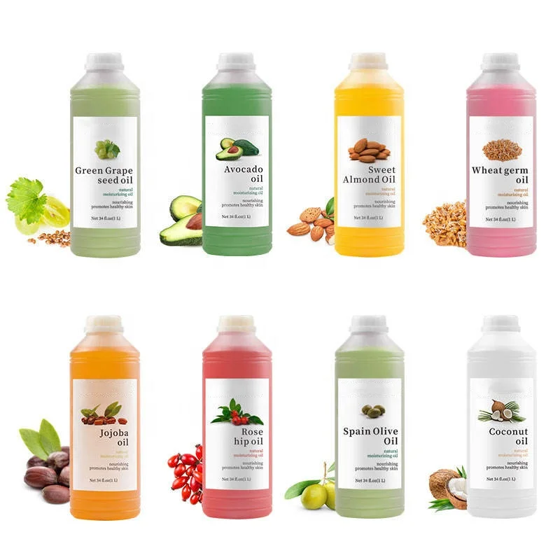 Free Sample Wholesale Cold Pure Press Virgin Coconut Oil Organic Carrier Oil Bulk 1KG For Hair