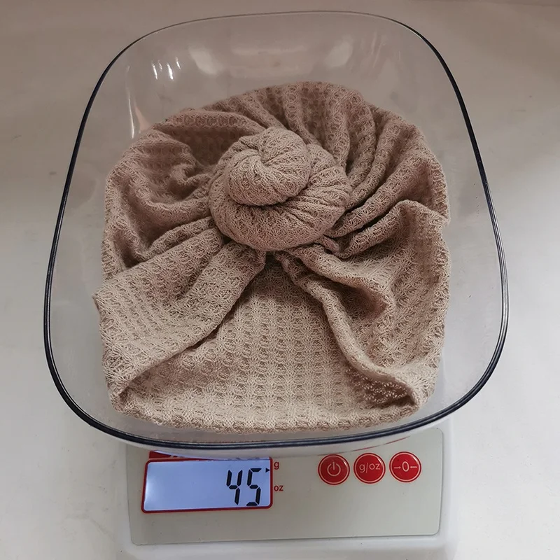 Snoozzz 2022 cotton bandeau cheveux turbantes para bebe waffle baby turban