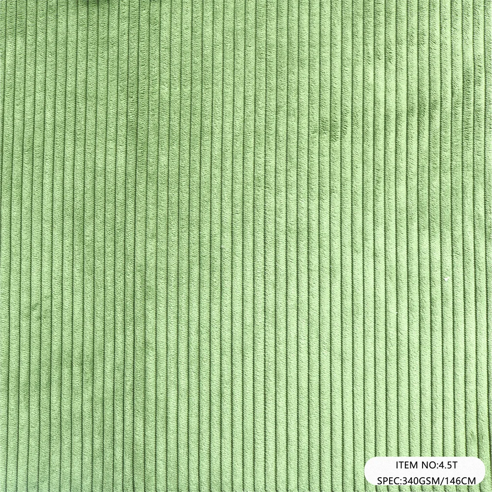 4.5T sofa fabric for furniture textile 140-160cm width corduroy upholstery fabric woven fabric upholstery