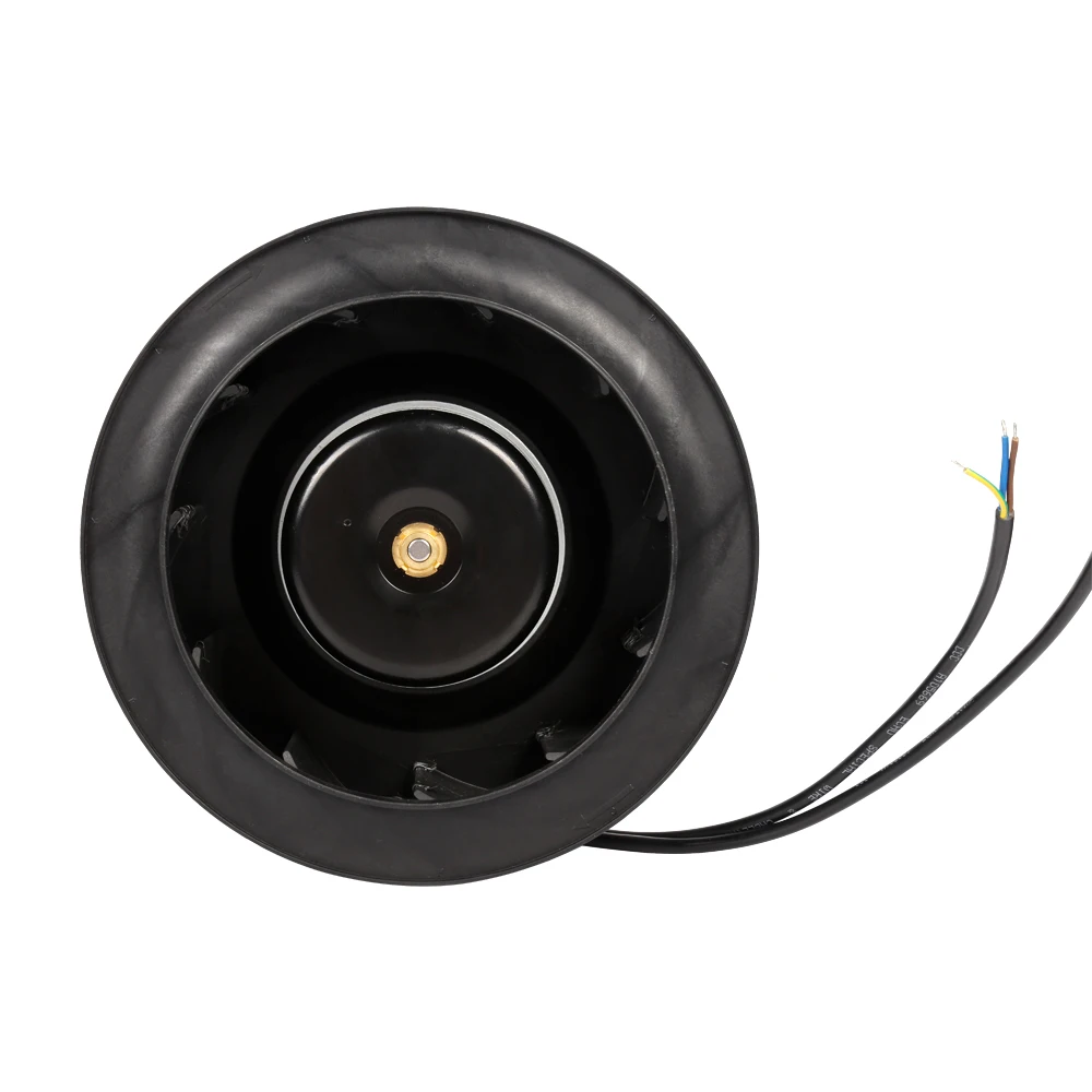 Radial Fan 220mm 24v 48v 0-10V/PWM Control 120W Centrifugal Fan DC Plastic Hotels Online Support ROHS OEM CE