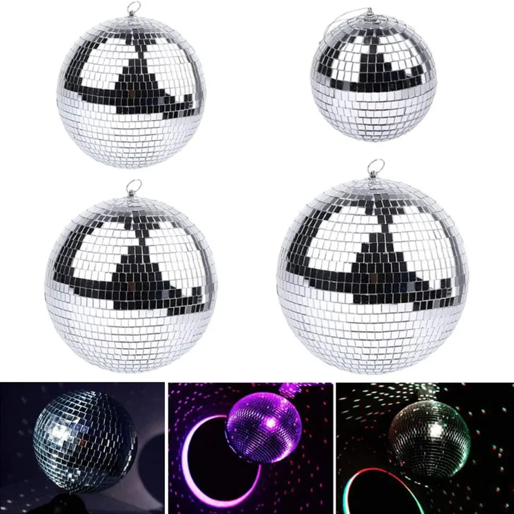 New LED mirror ball lamp string bar stage party decoration light Mosaic ball Christmas battery lights