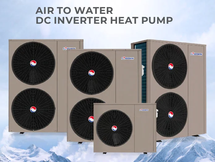 Hot design OEM monobloc inverter Three in one heating cooling DHW  heat pump air to water heatpump