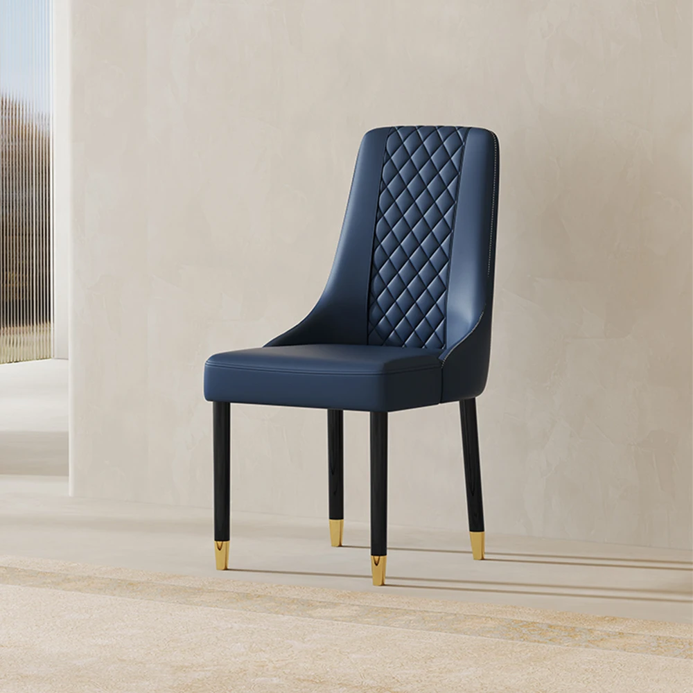 Luxury Nordic European Modern Design Black Marble 4 Seater Dining Table Set 6 Chairs Console Corner Dining Room Sets Furniture