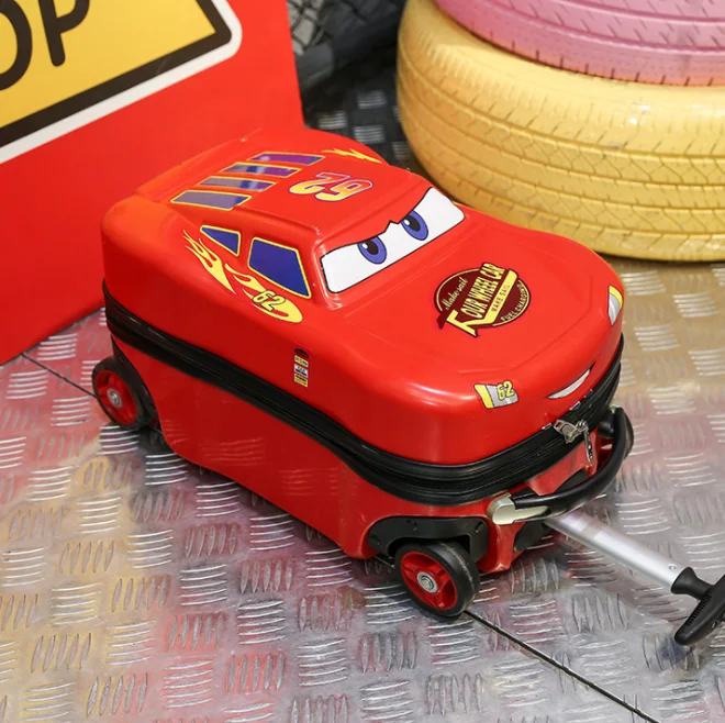 3D Kids Suitcase Car Travel Luggage Children Travel Trolley luggage for boys wheeled suitcase Rolling luggage suitcase