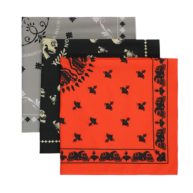Wholesale Bandana Sublimation Printed Bandana Classic Paisley Bandanas Handkerchief