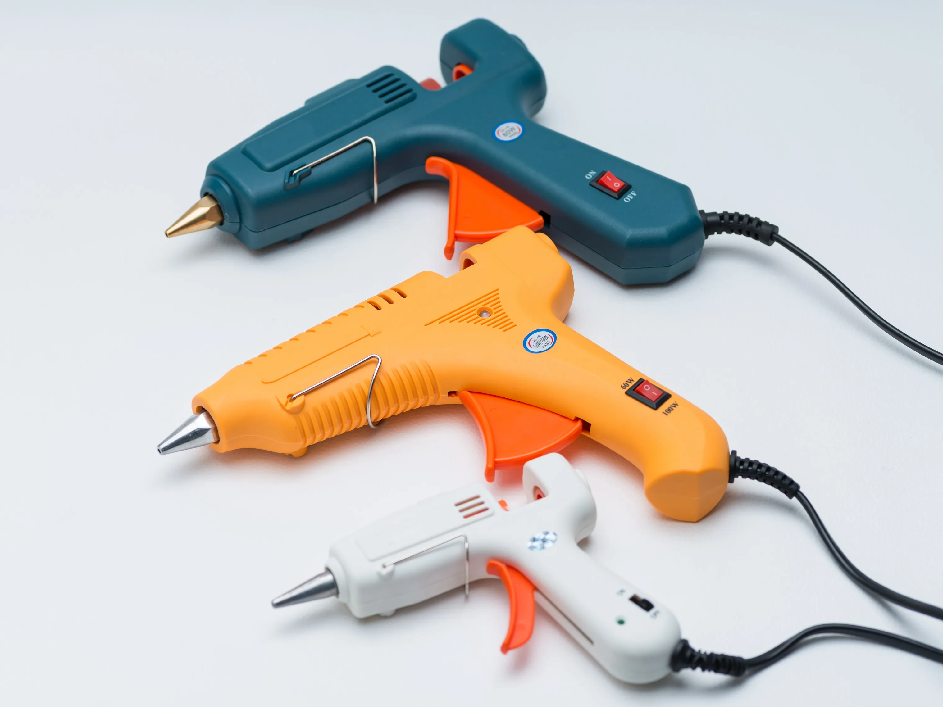 Handheld 80w Melting Equipment Plastic Electric Hot Glue Gun With Glue Stick