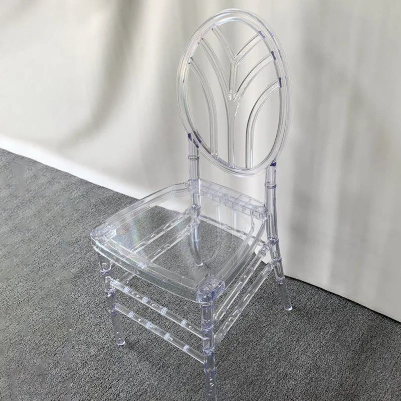 Wholesale Hotel Stackable Clear Plastic Resin Transparent Event Acrylic Tiffany Chiavari Tiffany Phoenix Chair For Wedding