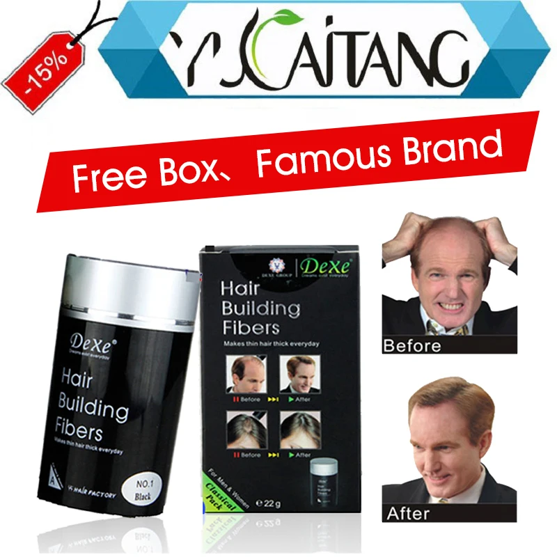 Dexe Best Price Private Label Hair Fiber Powder Fully Hair Fiber Long Lasting Natural Wholesale Fiber Hair Building original OEM