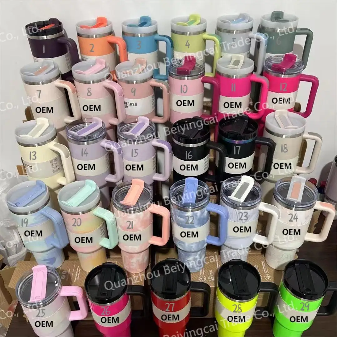 Новый продукт Лидер продаж кофейная чашка большой емкости 40 унций Вакуумная из нержавеющей стали автомобильные термос-чашки