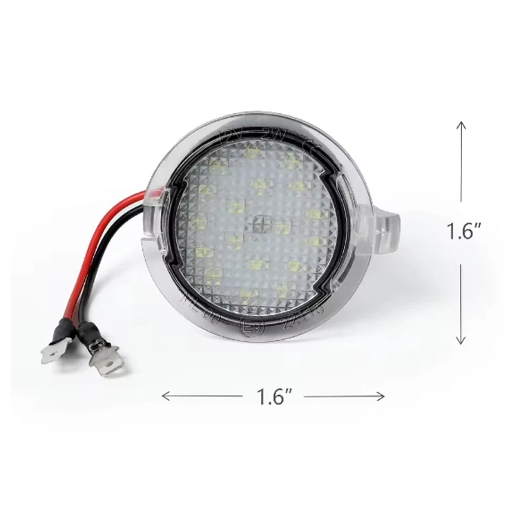 Car Accessories 12 Volt Under Mirror Puddle Light for F-150 2007-2014 Taurus 2008-2016 Raptor 2010-2014