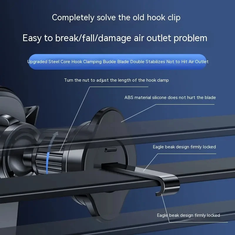 Car Mobile Phone Clip Stand Air Vent 360 Degree Rotation Cell Gravity Bracket Cd Slot Holder For Iphone