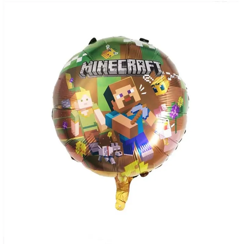 Оптовая продажа 2023 Новое поступление Мультяшные детские игрушки Roblox Minecraft фольгированный шар для детей украшения дня