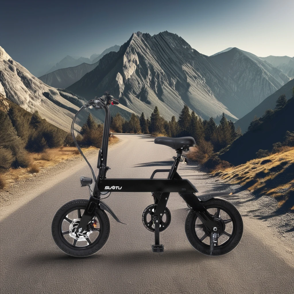 New Portable Ultra-Light Electric Bicycle Folding Mini Power-Assisted Walking Lithium Battery Car Unisex Electronic Smart Type