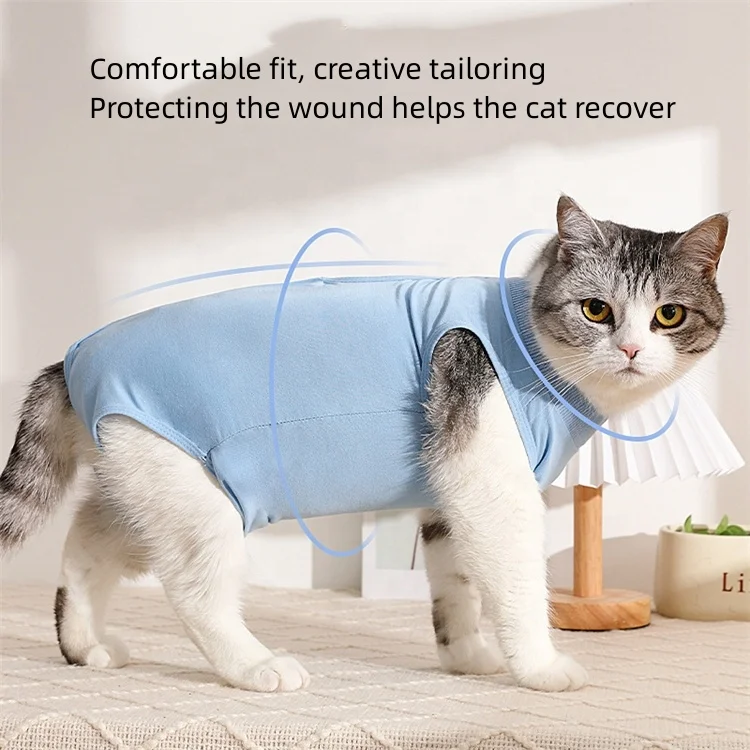 Hot Selling Pet Surgical Recovery Suit For Skin Diseases Anti-licking Pet Body Protection Soft Breathable Sterilization Clothes