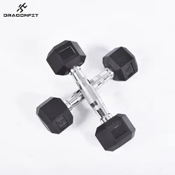 Aonfit Gym Used Factory Supplied Cheap Hex Rubber Dumbbell