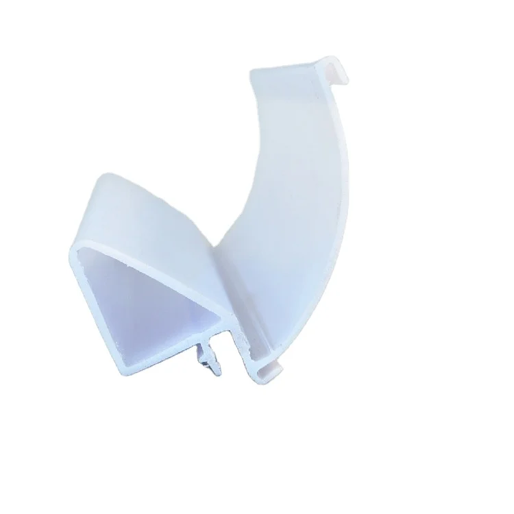 plastic profile extrusion Price Teg Plastic Profile Label Holder For Led