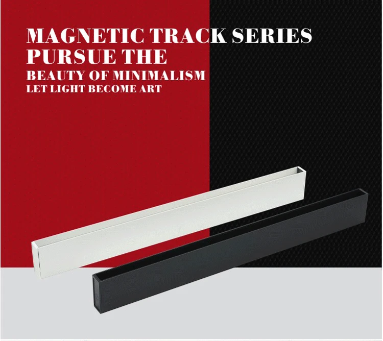 Factory hot to sale 2022 magnetic led lights Commercial rail light dedicated track led track lighting