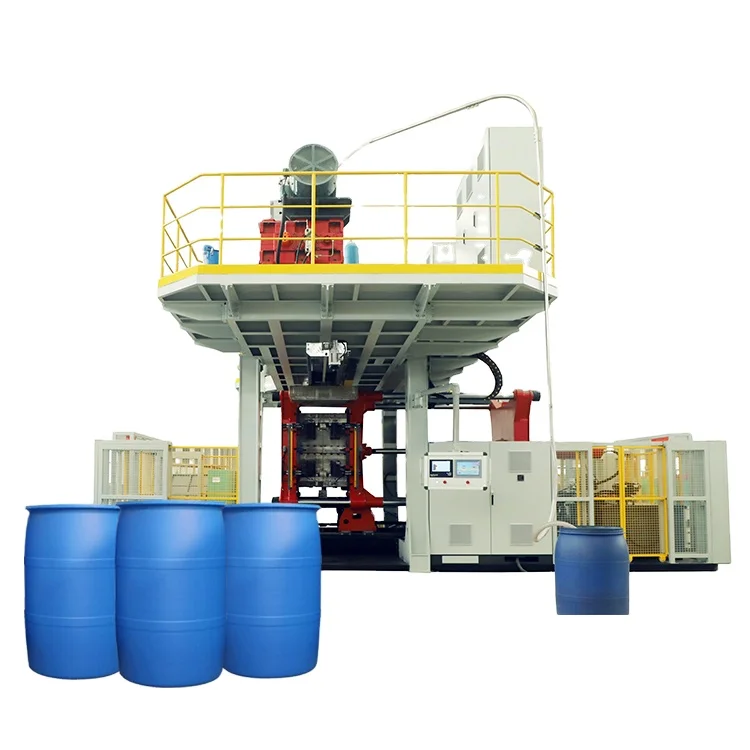 CE certificate automatic remote control plastic drum extrusion blow molding machine with Siemens PLC