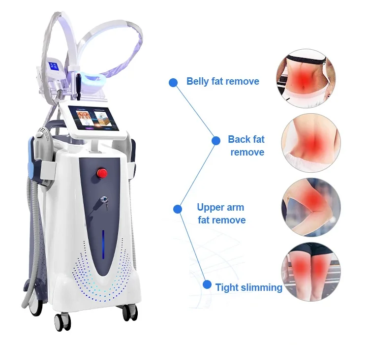 2024 13 Tesla sculpt ems with cryotherapy fat removal cryo handles fat weight loss cellulite reduction body slimming machine