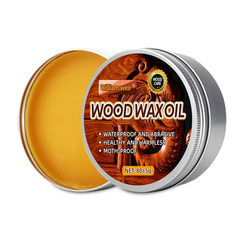 Natural Beeswax Furniture Care Waterproof Polishing Wax for Brightening & Wear Resistance Wood Floor Care
