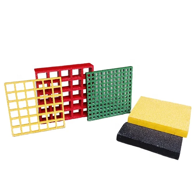 chemical proof FRP GRP Phenolic fiberglass drain trench grating