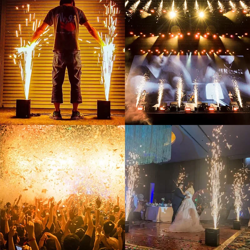 DMX Spark Light Machine Cold Sparkler Fireworks Stage Fountain Party Rental Equipment Cold Spark Machine For Wedding Party