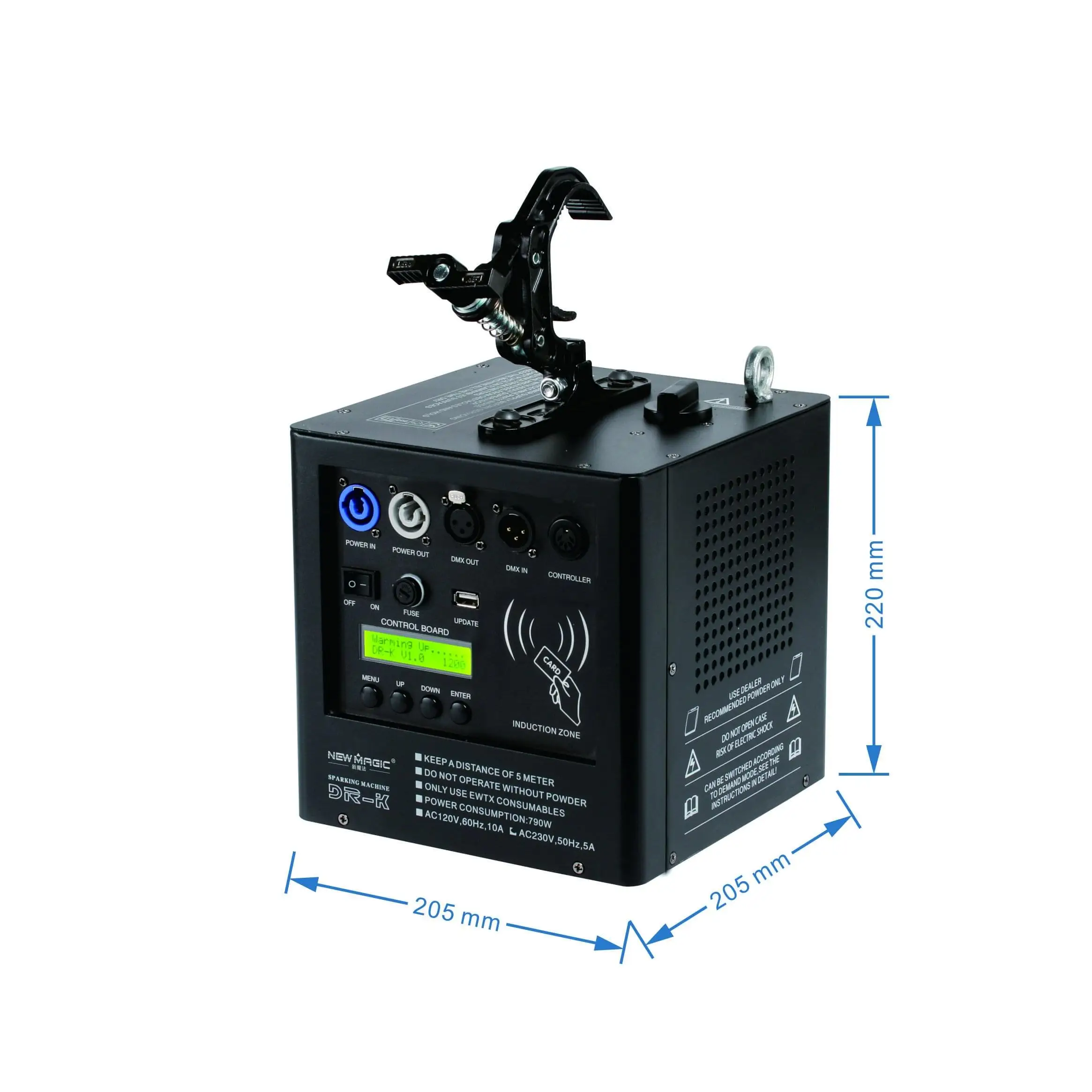 DMX512 Control Waterfall Cold Pyro Machine Spark Machine Fireworks for Dj Disco Night Shows