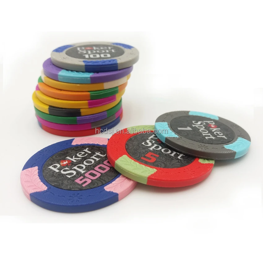 china factory customized Sticker poker chips,13.5g poker chips, Cheap chips