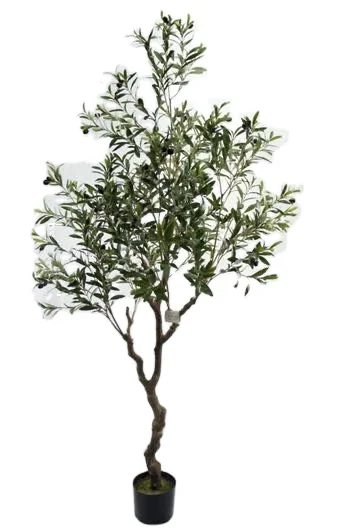 High quality 5ft 6ft 7ft 8ft 10feet faux plastic bonsai plant artificial olive tree with pot